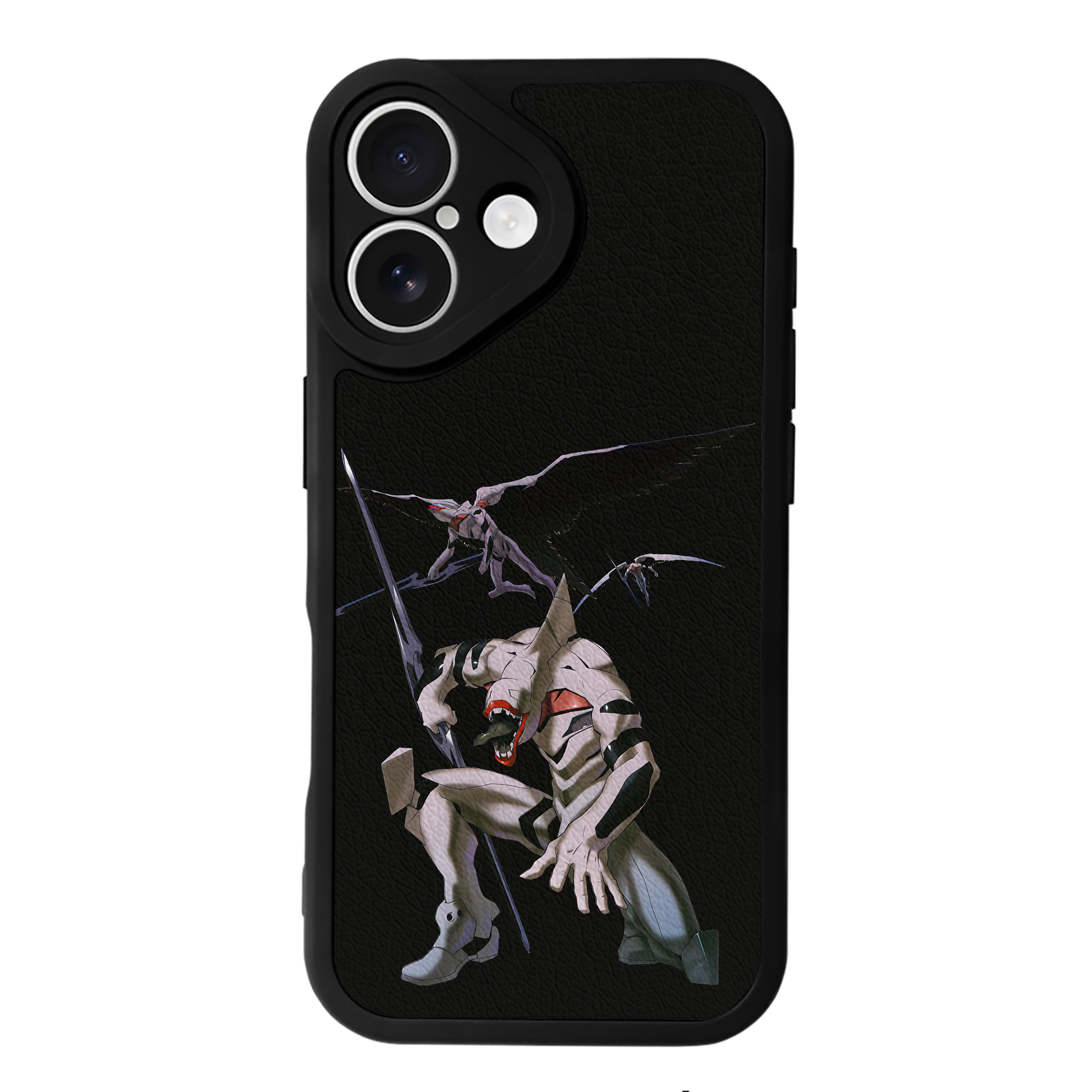 （画像用） EVA 新世紀エヴァンゲリオン 【iPhone 16シリーズ対応】シリコンスマホケース（レザー調） 材質：シリコン